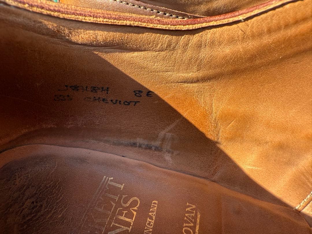 クロケット アンド ジョーンズ　CheviotロングウィングチップUK8E