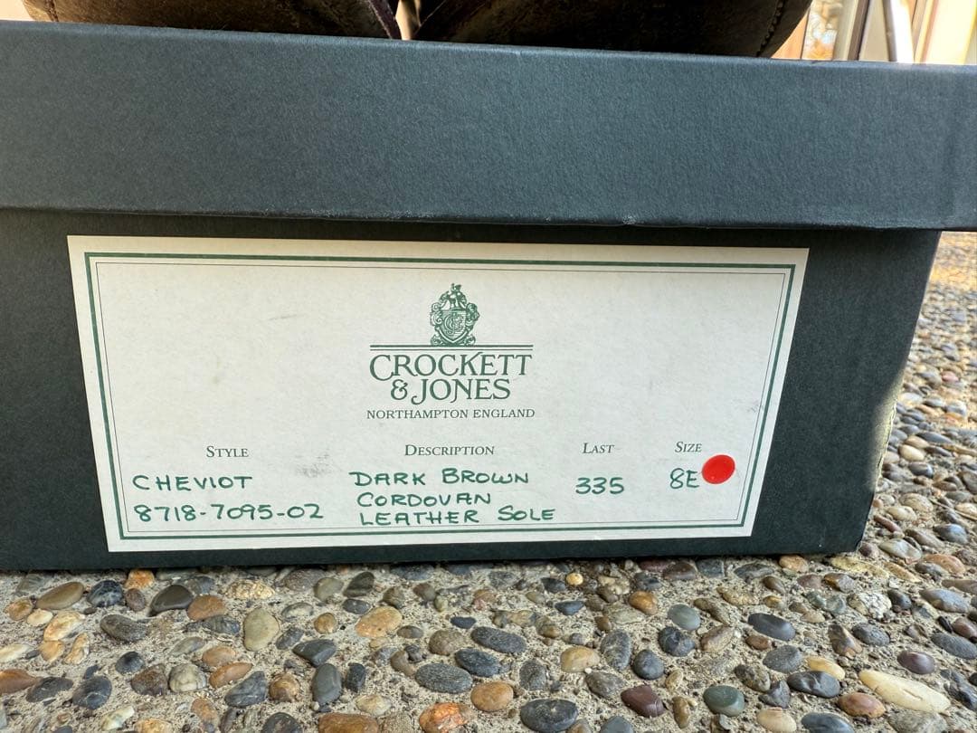 クロケット アンド ジョーンズ　CheviotロングウィングチップUK8E