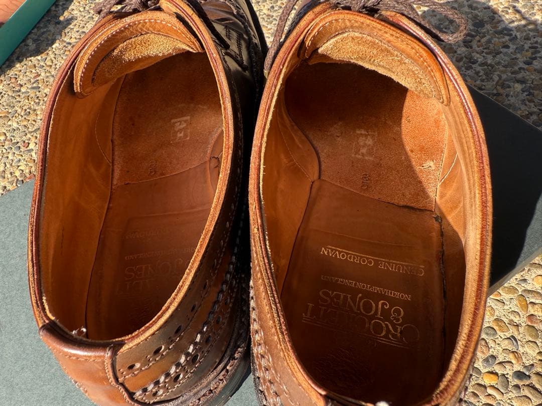 クロケット アンド ジョーンズ　CheviotロングウィングチップUK8E