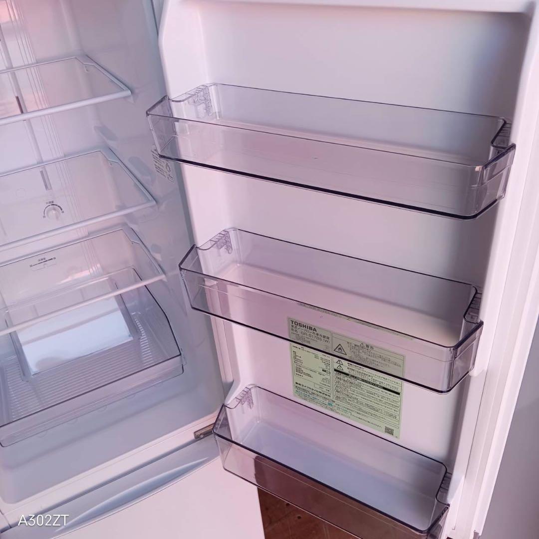 A188★2021年製★東芝　冷蔵庫　170L 一人暮らし　ホワイト　洗濯機