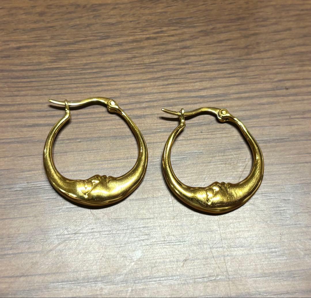 常田大希様着用風 ムーンピアス