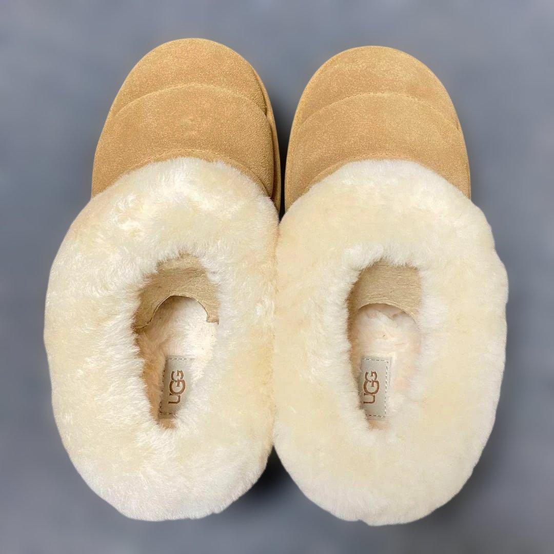 UGG ブラウン 厚底ムートンブーツ 24cm
