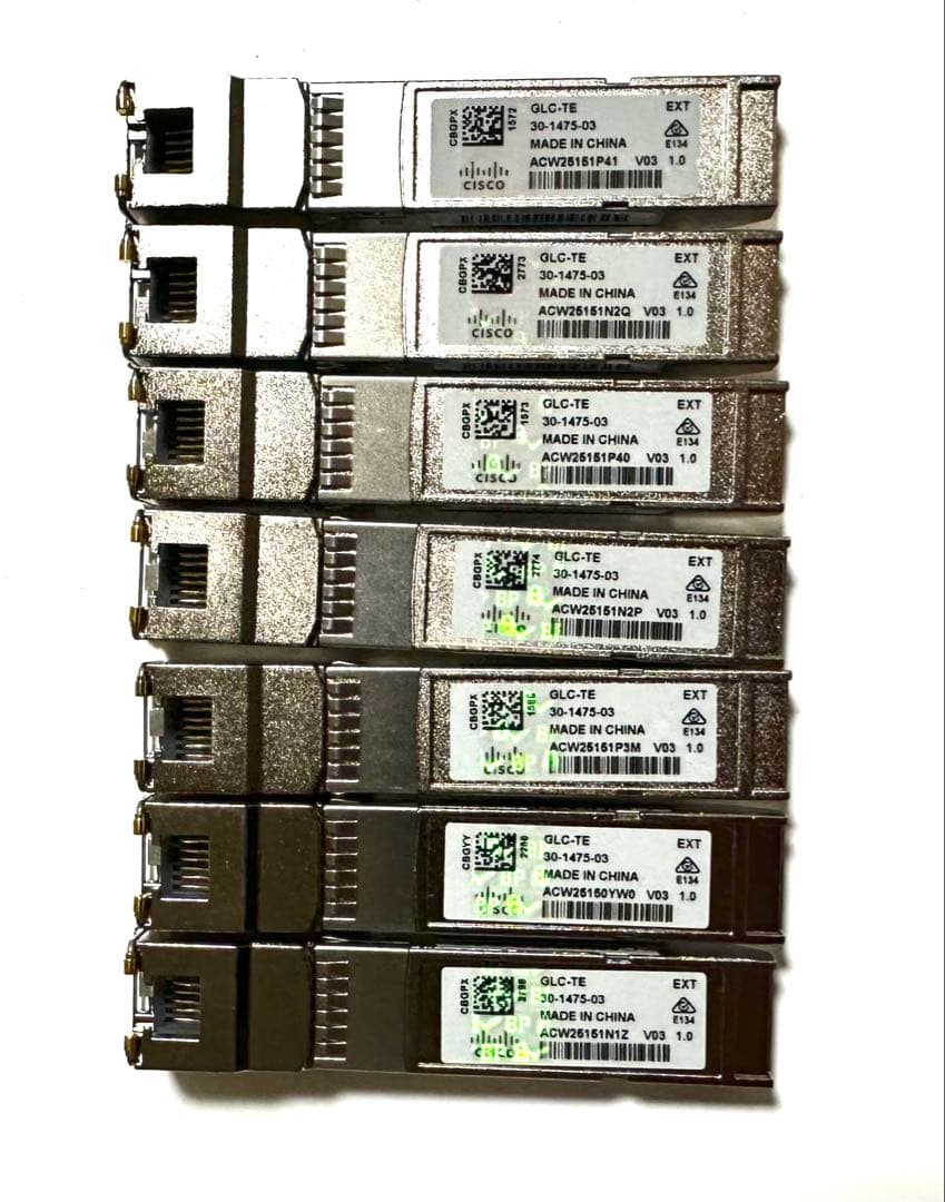 100BASE SFP 30-1475-03 RJ45 7個セット