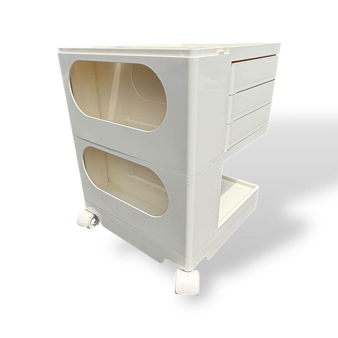 ボビーワゴン リプロダクト ホワイト デザイン家具 収納ワゴン キャスター