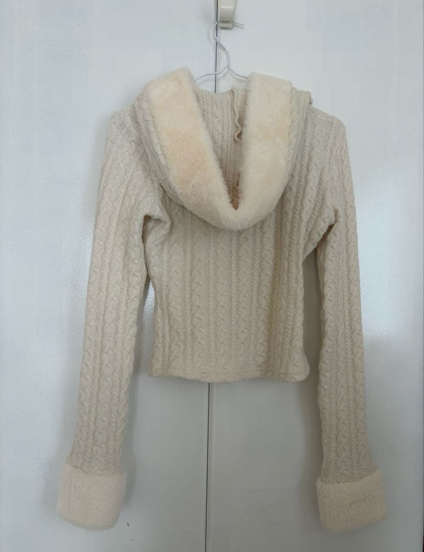 BunnyLis フーディーニットトップス×ティアードスカート