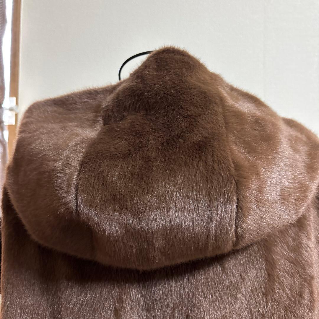 【ATELIER BRUGGE】シャーリングファーフーデッドベスト　2025