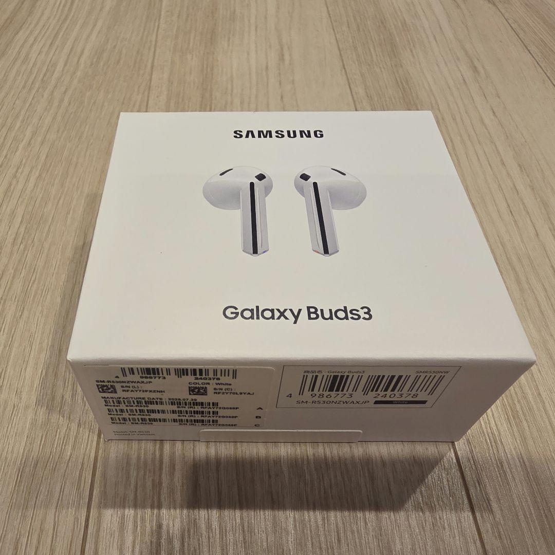 【新品未使用品】Samsung Galaxy Buds3 ワイヤレスイヤホン