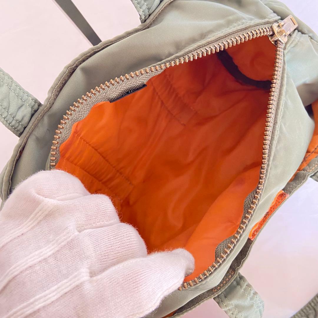 激レア✨PORTER タンカー ハンドバッグ ミニボストン セージ Sサイズ