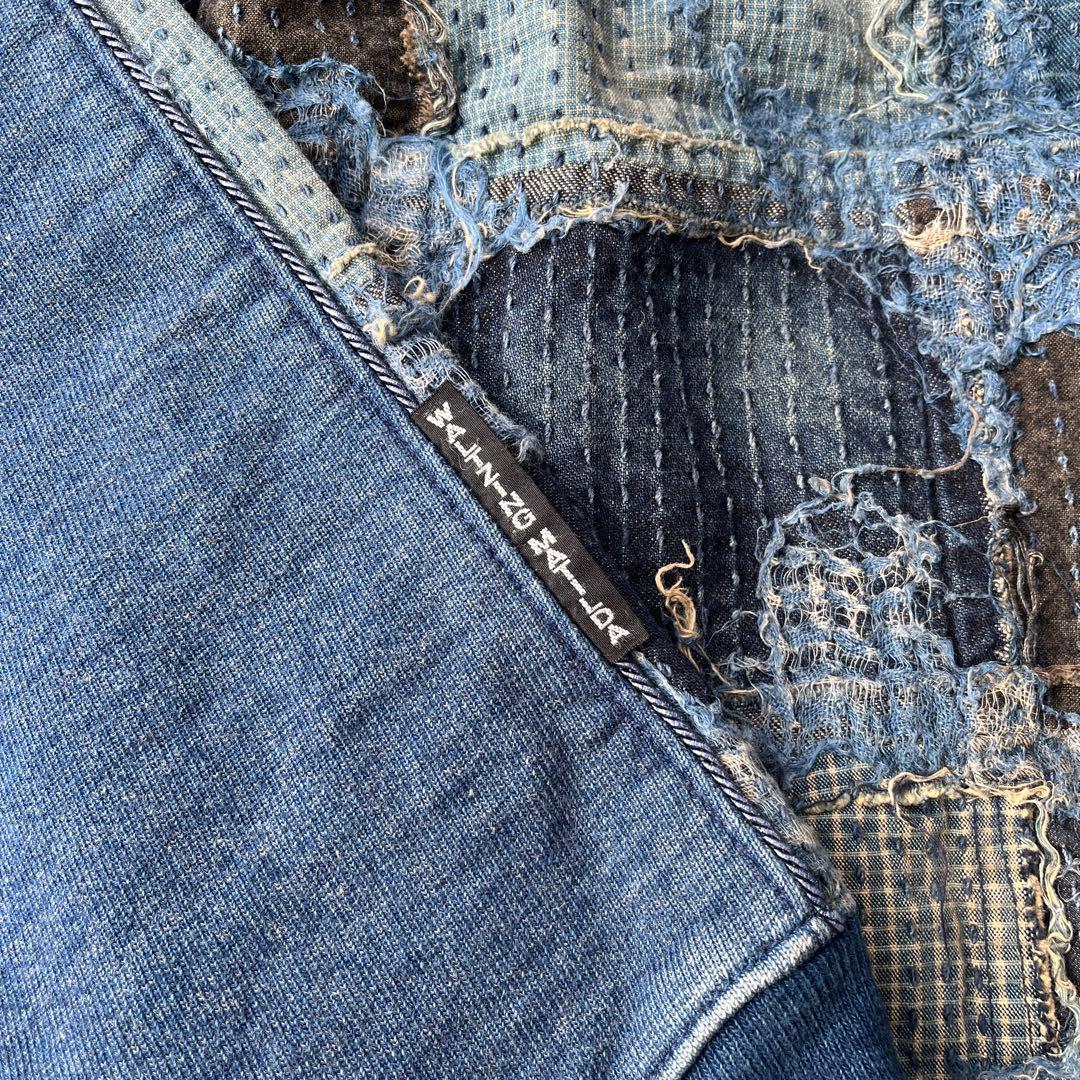 KAPITAL （キャピタル）BORO×IDG裏毛 2TONE BIGスウェット