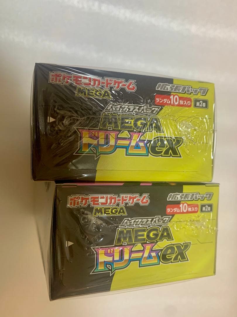 ポケモンカードMEGA ドリームex 2BOX　シュリンク付き 新品未開封
