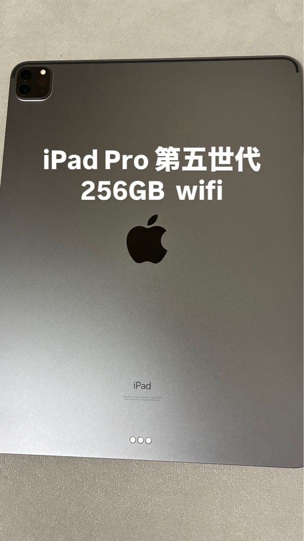 【美品】iPad Pro (12.9インチ) 第5世代 256GB Wi-Fi