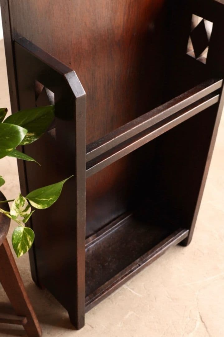 大正ロマン 洋館で使われていたアンティークコートスタンド 希少なコンパクトサイズ