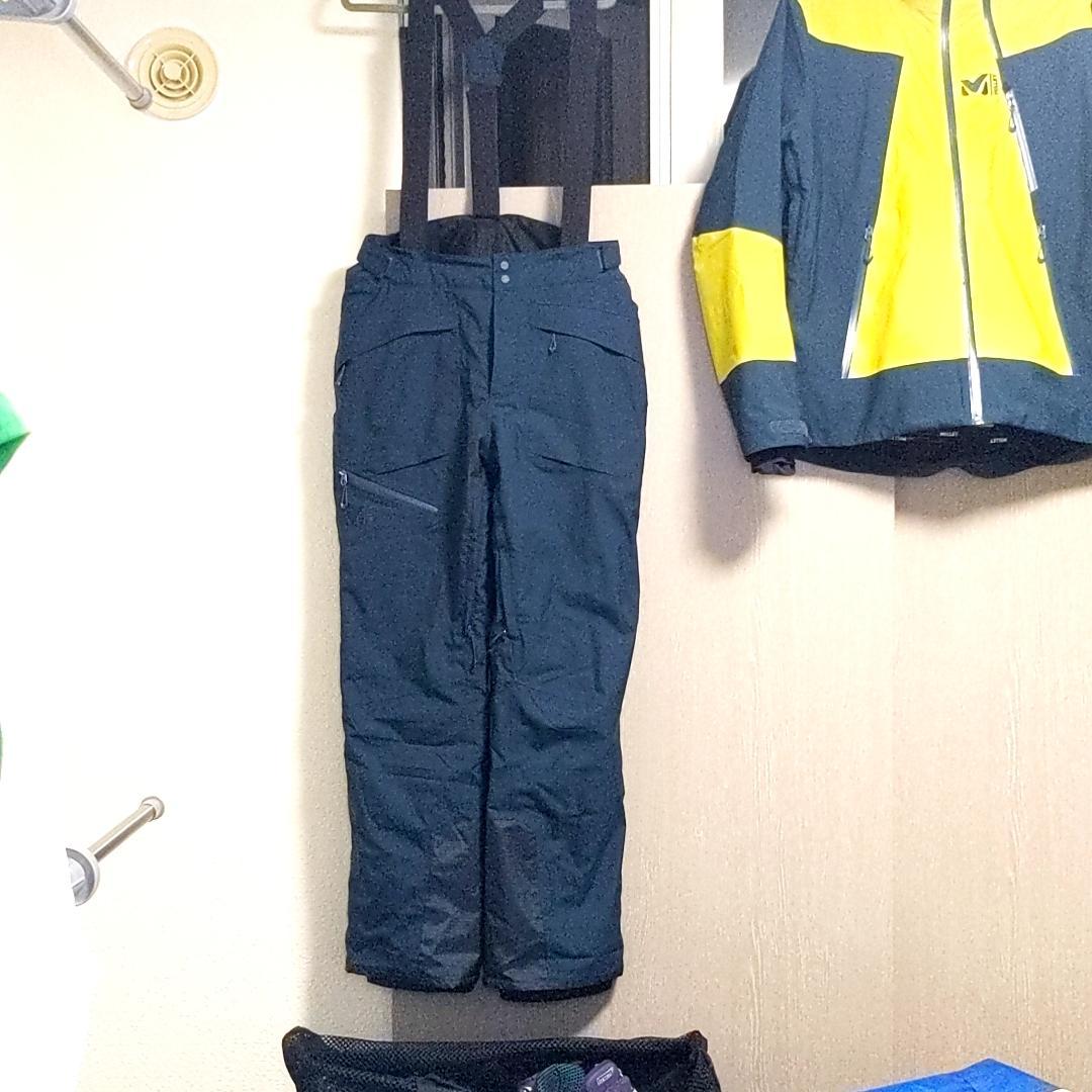 ミレー スキーウェア アラーニャ ネイビー/イエロー 上下セット