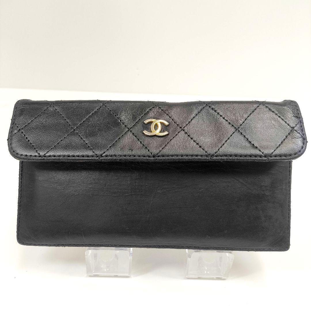 シャネル マトラッセ ラムスキン ミニポーチ CHANEL クラッチバッグ