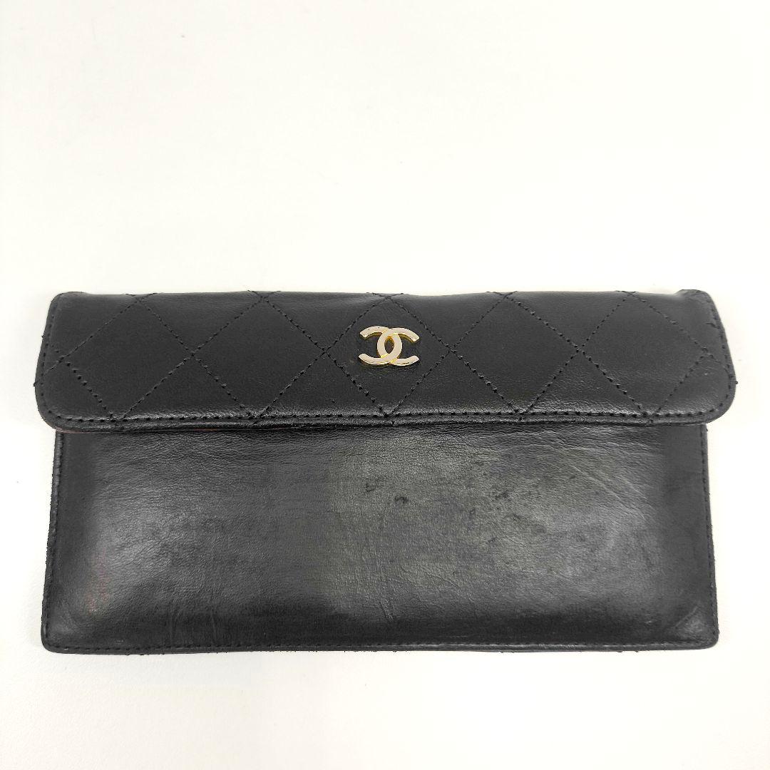 シャネル マトラッセ ラムスキン ミニポーチ CHANEL クラッチバッグ