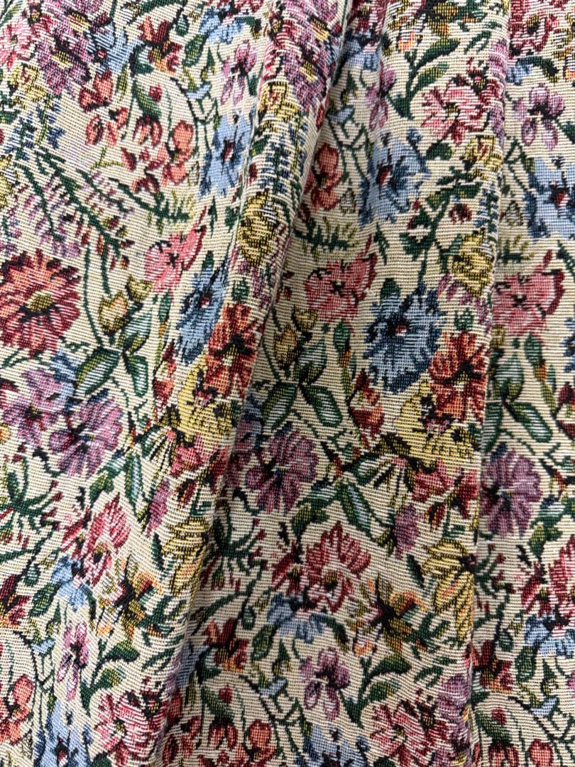 2点セット　リリーブラウン　ゴブラン　ワンピース　フリル　ニット　花柄　リボン