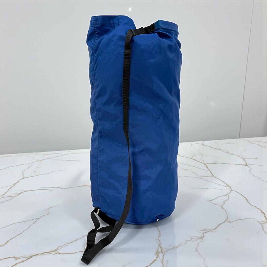 《入手困難》プラダ ボンサック ドラムバッグ サコッシュ 三角ロゴ ブルー 大型