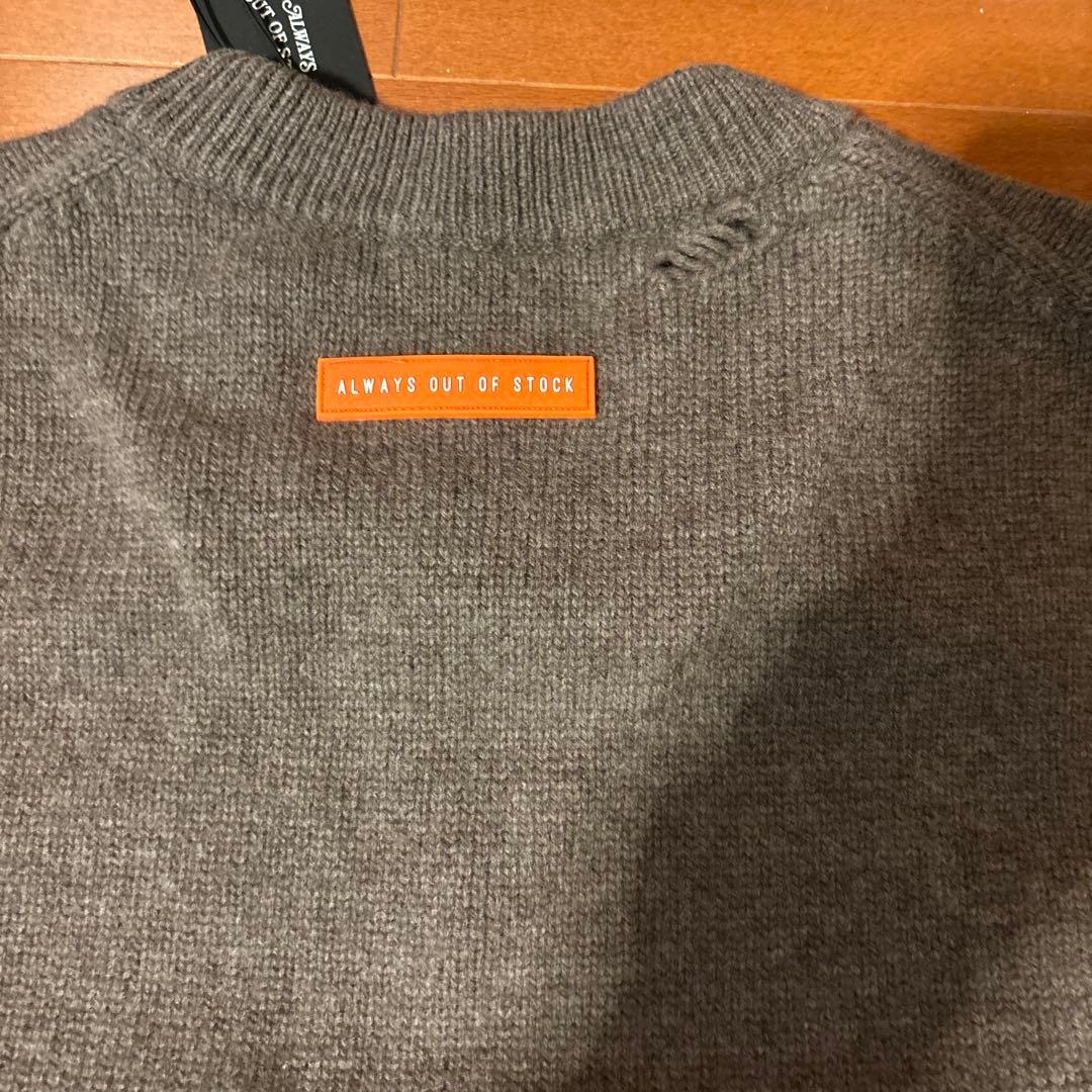 薬*@様 always out of stockのダメージニット