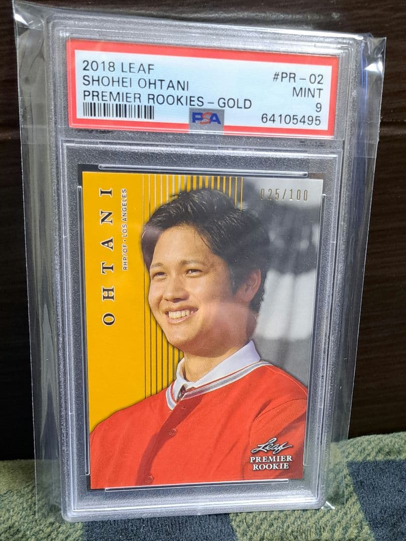 2018LEAF大谷翔平100枚限定ルーキーカードMINT9
