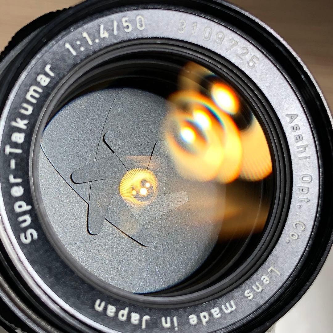 PENTAX super takumar 50mm f1.4 m42マウント