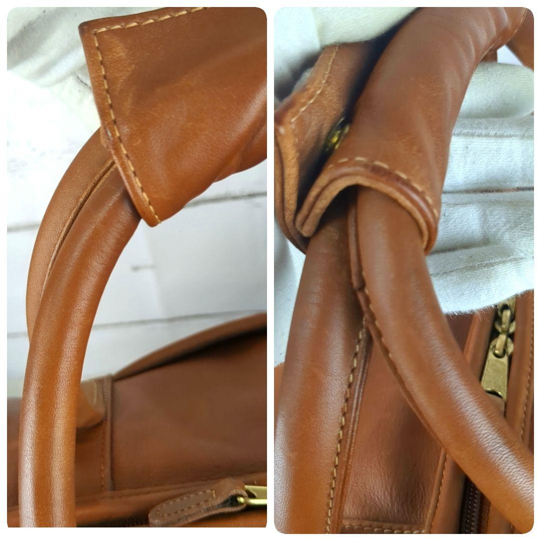 【美品】コーチ☆大容量　ドイツホック　ボストンバッグ　旅行　トラベル　キャメル