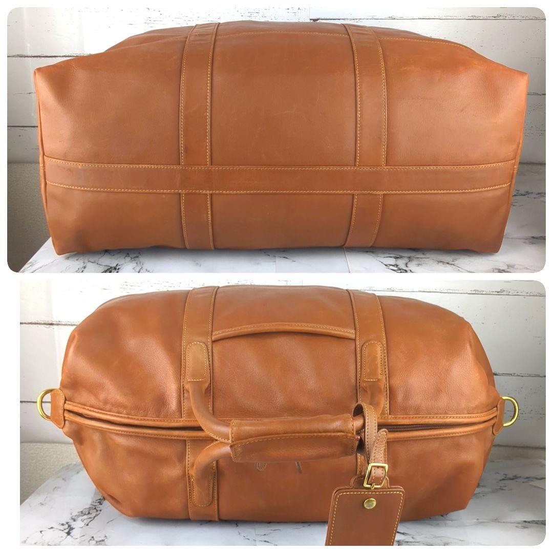 【美品】コーチ☆大容量　ドイツホック　ボストンバッグ　旅行　トラベル　キャメル