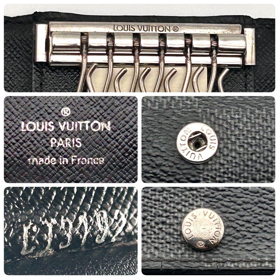 ルイヴィトン ダミエ グラフィット 6連 キーケース ミュルティクレ6