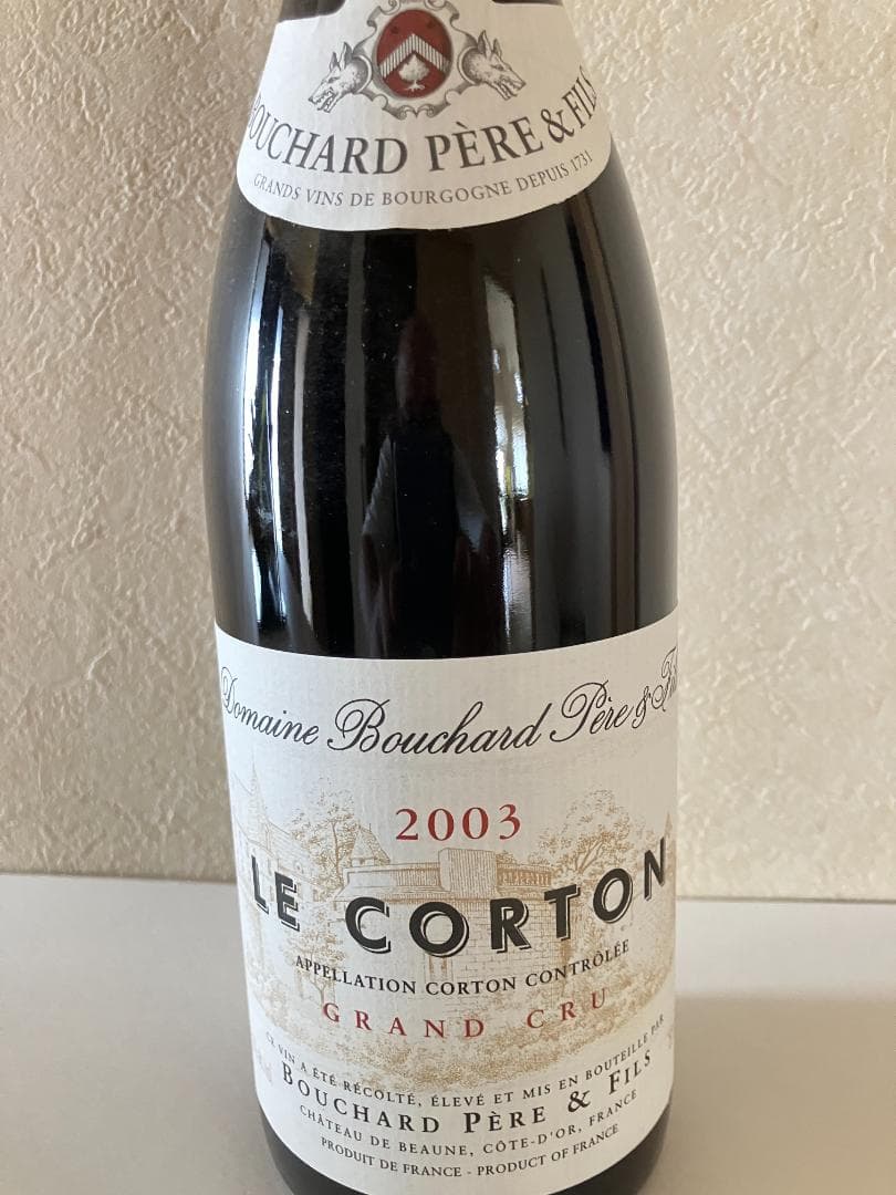 ブシャール ル・コルトン 2003 グランクリュ（二次流通品ではありません）