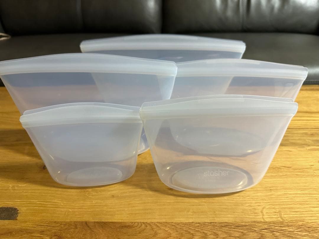 【スタッシャー】ボウル 5個 【stasher】