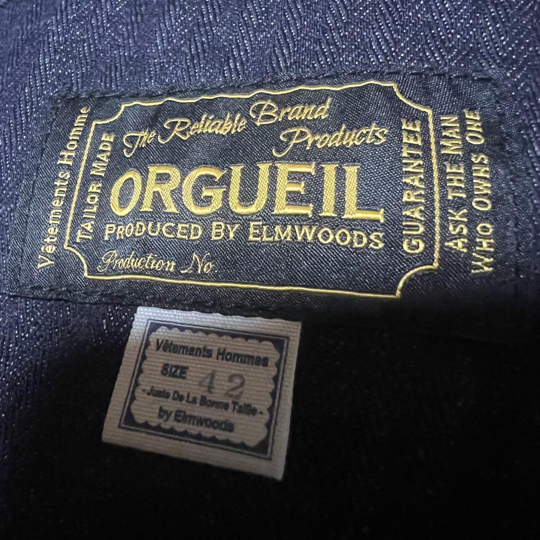 ORGUEILオルゲイユ　デニムジャケット　カバーオール XL 42