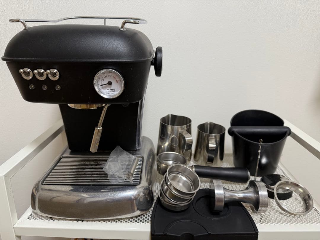 エスプレッソマシーン　ASCASO DREAM dark black 故障品