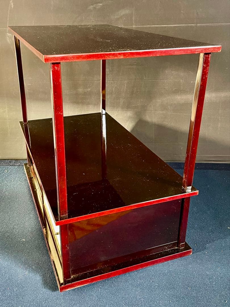 割引❣️「母」 武野紹鴎好 紹鴎棚 塗師 川瀬 表完 共箱 組立式 （11F⑤）