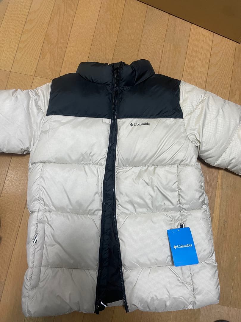 Columbia ダウンジャケット L ホワイト・ネイビー
