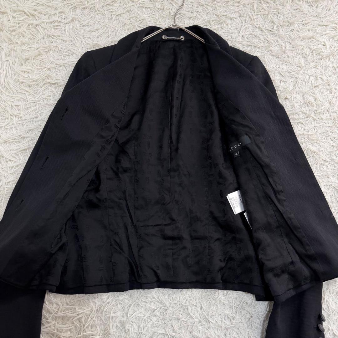 16772✨美品✨グッチ トムフォード期 テーラードジャケット 裏地総柄 40