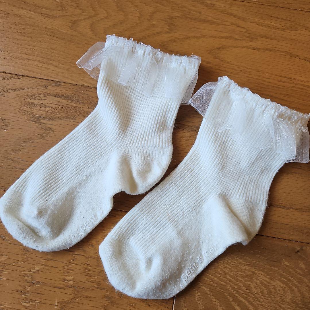 プティマイン　フォーマル　ワンピース　120　 靴　靴下　コサージュセット