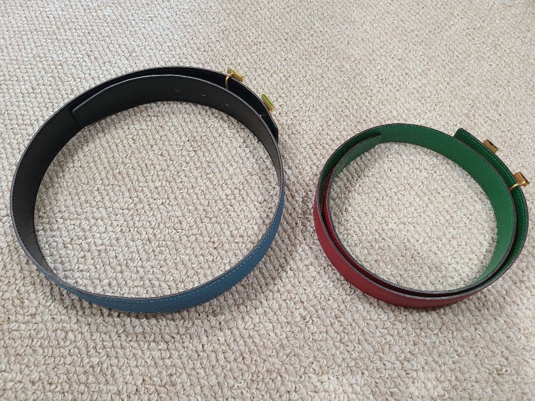 HERMES H型バックル ベルト 2本セット