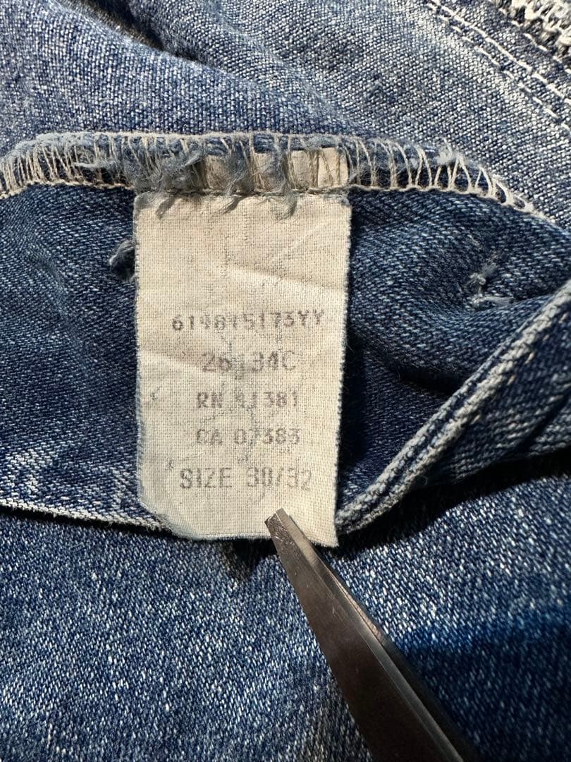 希少USA製 W30 RRL ダブルアールエル ウォッシュデニムカーゴパンツ