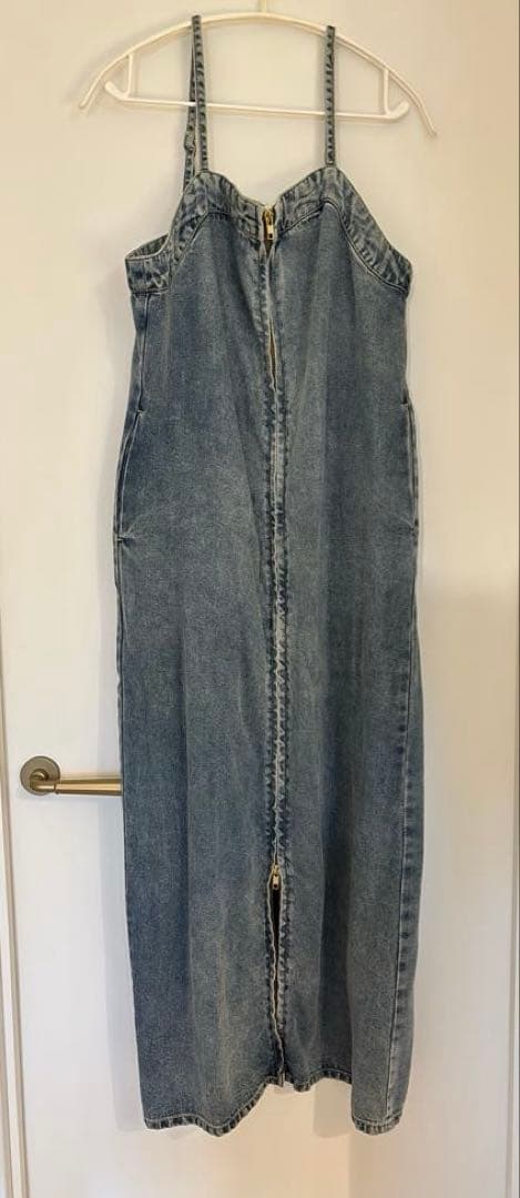 doudou テンセルデニムジャンスカ