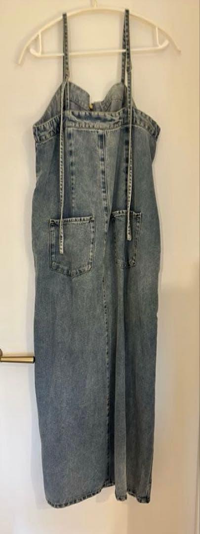 doudou テンセルデニムジャンスカ