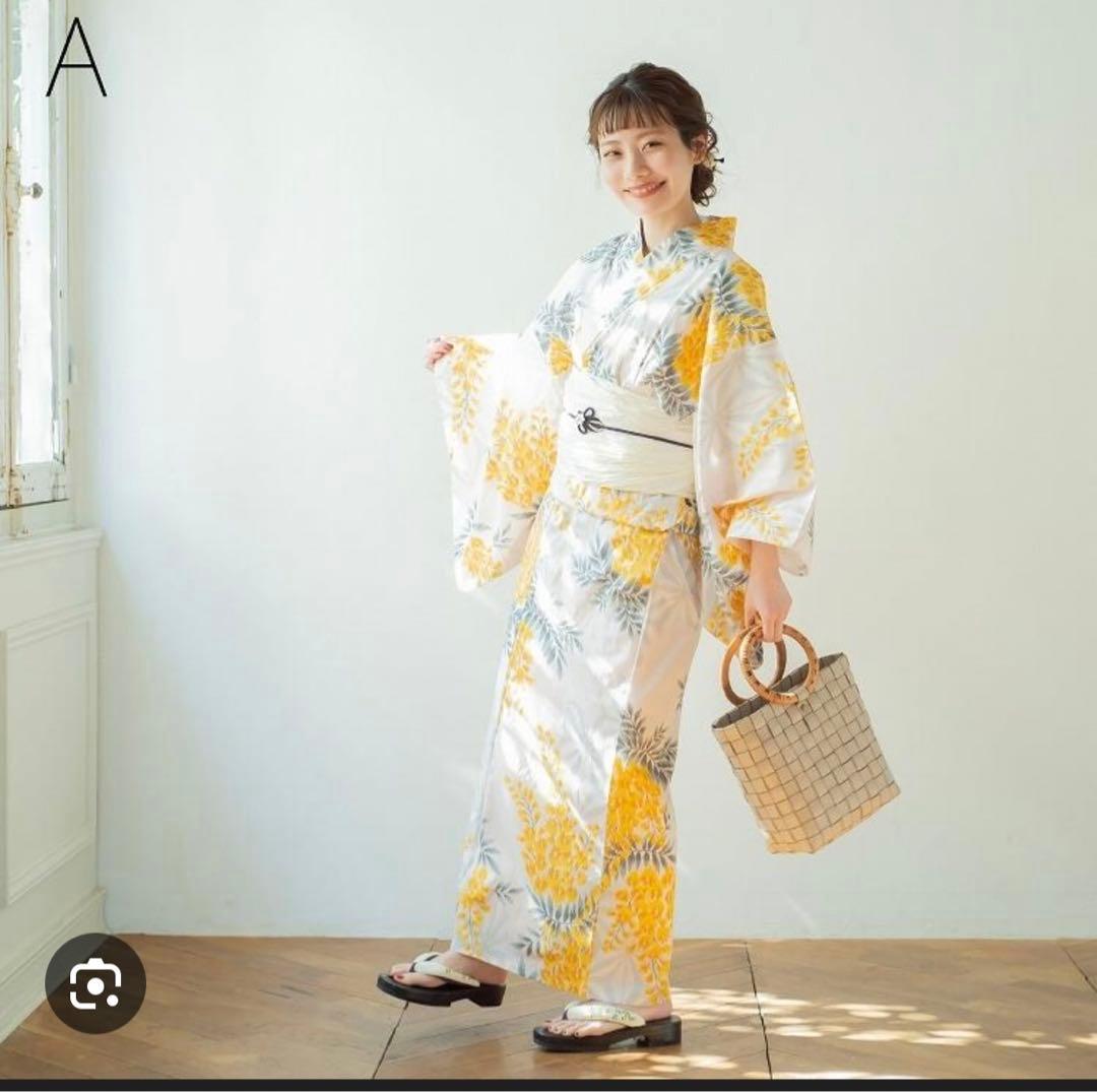 まるちゃんコラボ　utatane マスタード浴衣