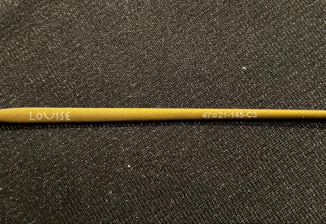 NEW. / LOUISE サングラス C-3 antique gold