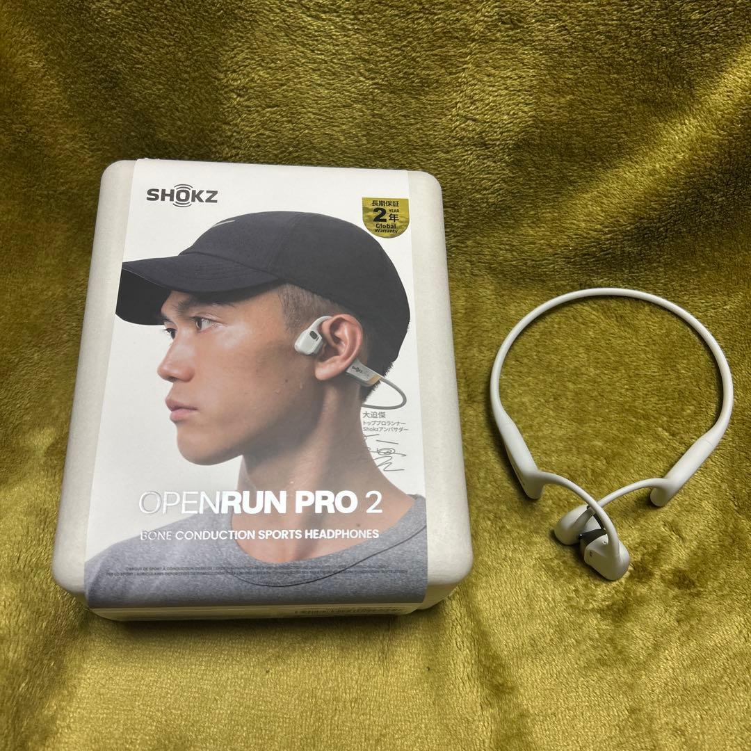SHOKZ OPENRUN PRO 2 骨伝導イヤホン 大迫　傑モデル