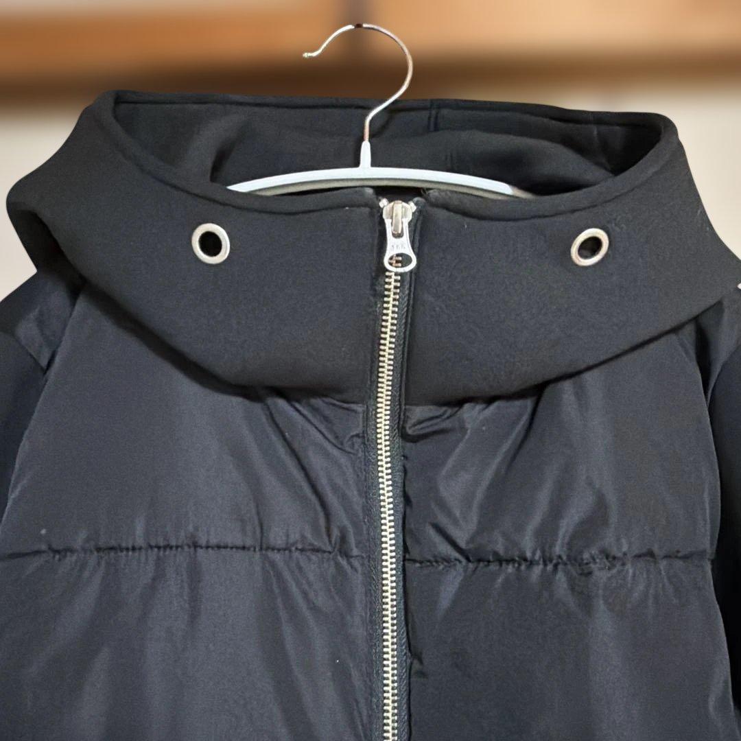 ヤマダヤ　異素材カジュアルコート　ブラック　M