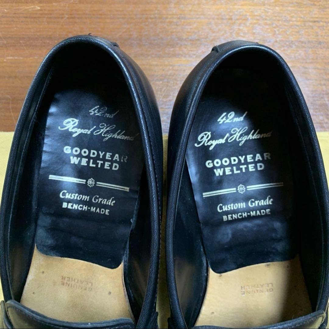 【美品】42nd  highland ローファー　UK7