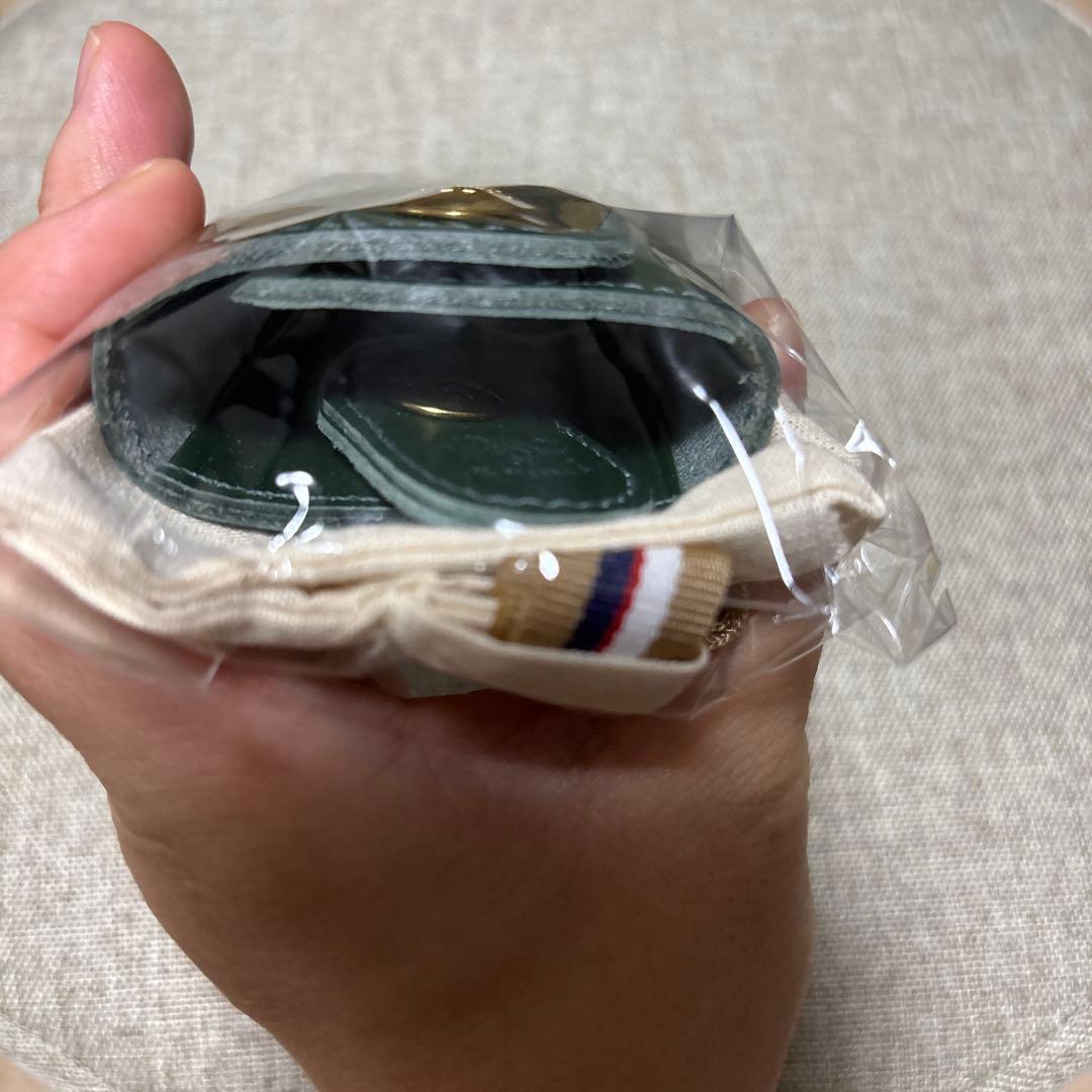 イルビゾンテグリーン レザー キーケース
