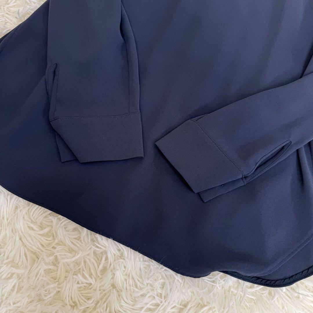 美品✨️Theory luxe セオリーリュクス ボウタイブラウス ネイビー