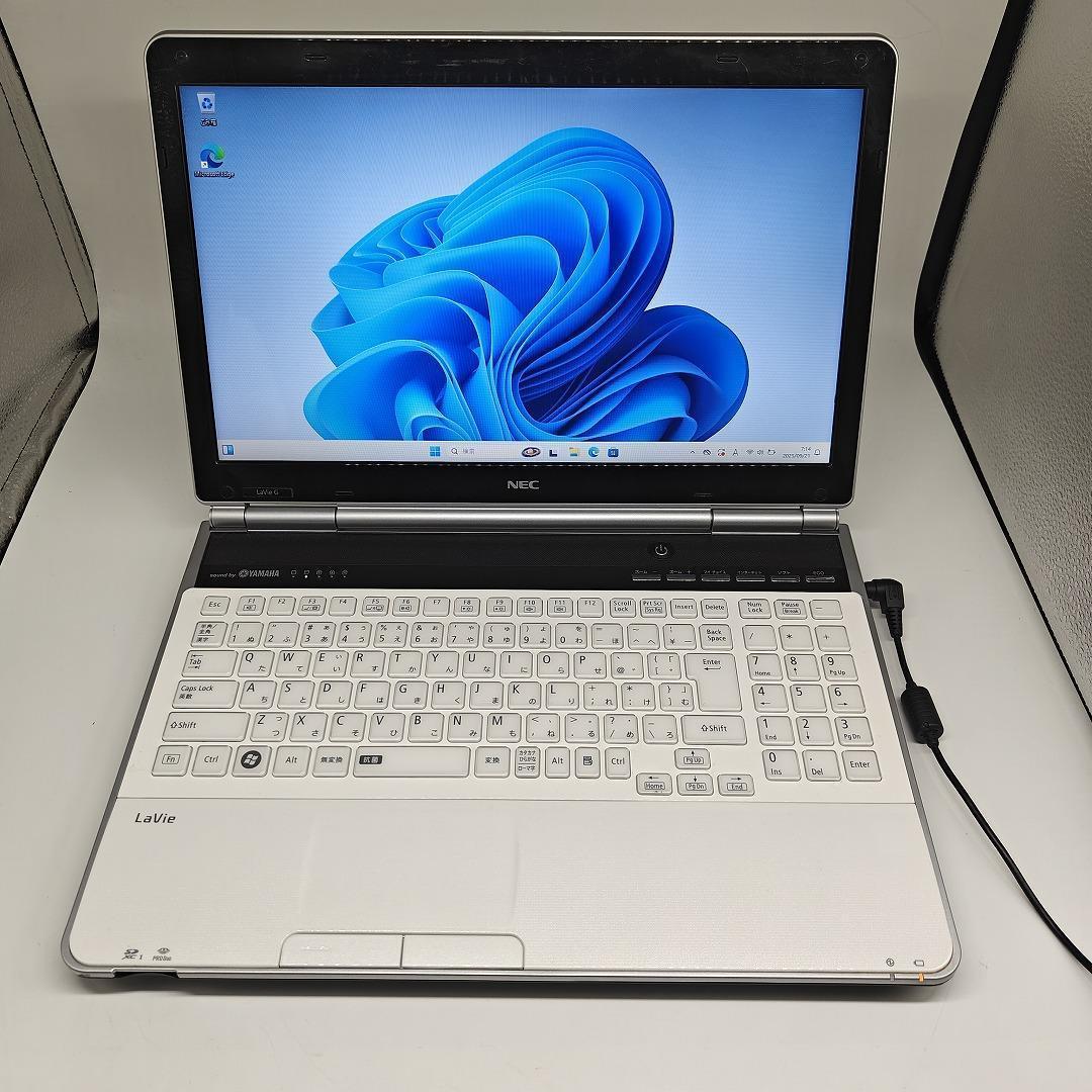 【NEC】爆速i7 SSD256GB 16GB ホワイト オフィス付きノートPC