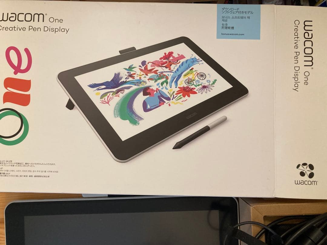 Wacom One 13 （液晶タブレット本体&ペン）& 三菱鉛筆9800 ペン