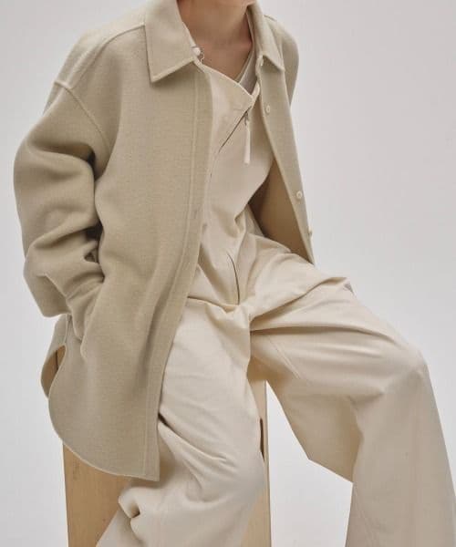 TODAYFUL Wool Shirts Jacket セージグリーン 36