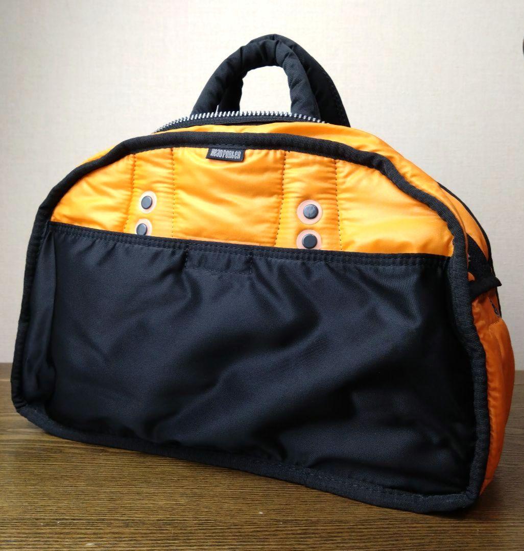 【極美品】HEAD PORTER タンカー ミニボストンバッグ 廃盤　ブラック黒